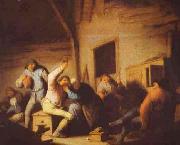 Peasants in a Tavern adriaen van ostade